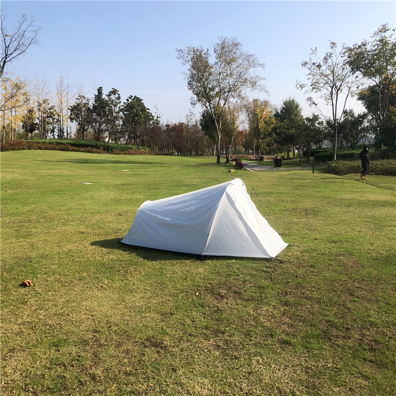 Cheap Goat Tents Outdoor 2 Person Waterproof Camping Tents Ultralight Hiking Backpacking Survival Equipment Tents 